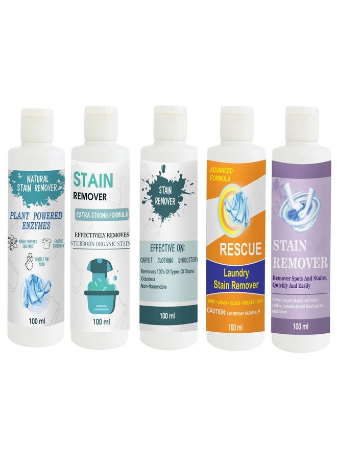 TOOVUS Stain Remover Combo Pack of Shirt, Doll, Sky, Orange and Purple Stain Remover | Multi-Surface Cleaning Solution for Clothes, Fabrics, Upholstery (100 g Each) - Image 1